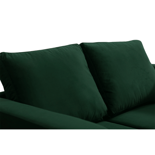 Canapea tapiterie textil verde smarald Luana 140x78x85 cm 