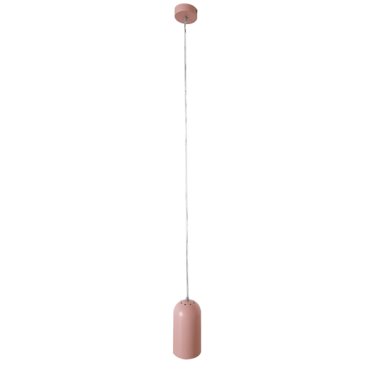 Lustra metal roz Luken 11x11x122 cm