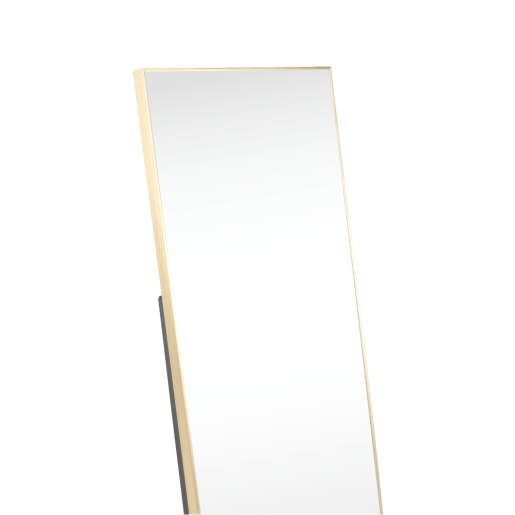 Oglinda podea rama metal auriu Luset 44x35x154 cm