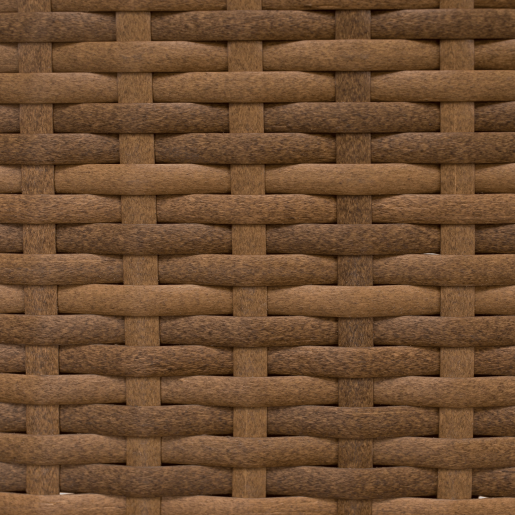Set mobilier gradina ratan sintetic maro negru Madul 229x174/65x85 cm 