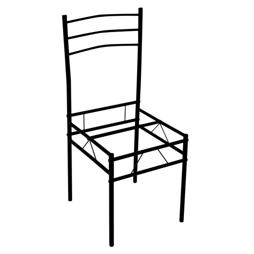 Set masa, 4 scaune mdf stejar sonoma, metal negru Mako 110x60x74 cm, 40x40x86 cm