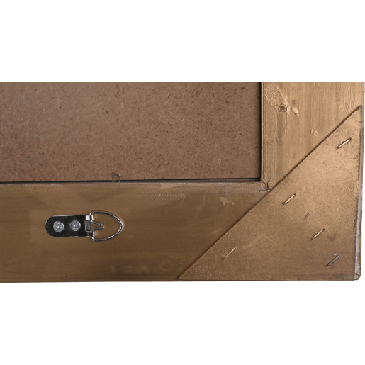 Oglinda perete rama lemn auriu Malkia 62x82 cm