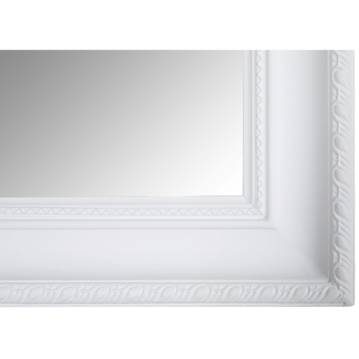 Oglinda perete rama lemn alb 54x64 cm