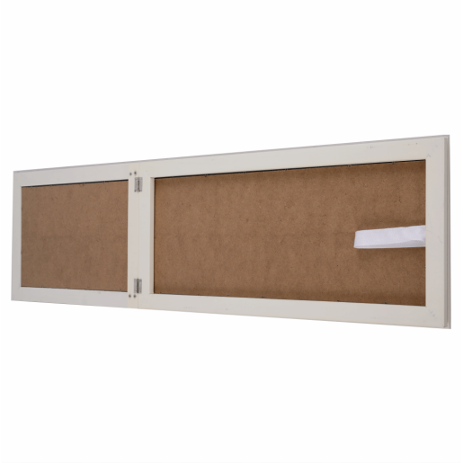 Oglinda podea rama lemn ivoire Malkia 36x126 cm