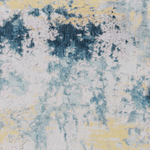 Covor textil albastru gri galben Marion 160x230 cm