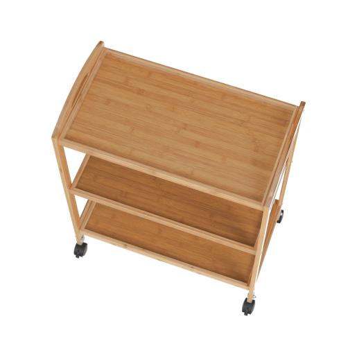 Carucior servire bambus natur Marsel 60x33x73 cm