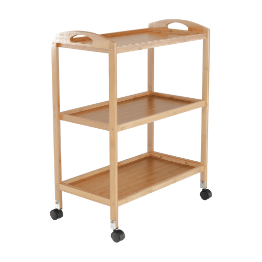 Carucior servire bambus natur Marsel 60x33x73 cm