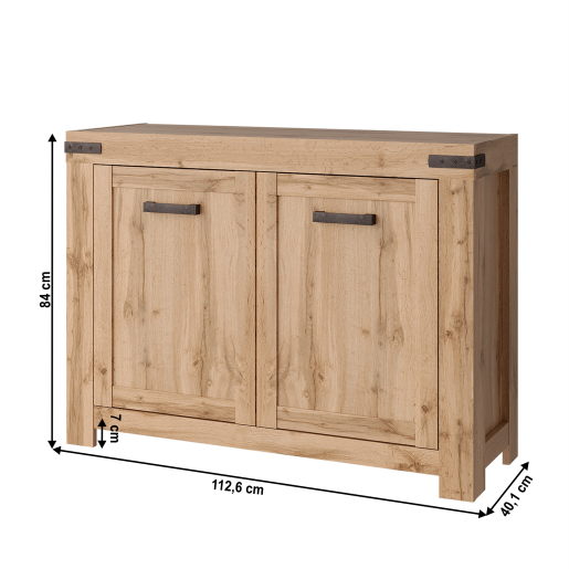 Comoda DTD stejar wotan Moratiz 112,6x40,1x84 cm 
