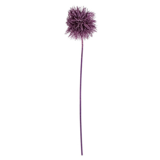 Set 3 flori artificiale mov Cirsium 67 cm