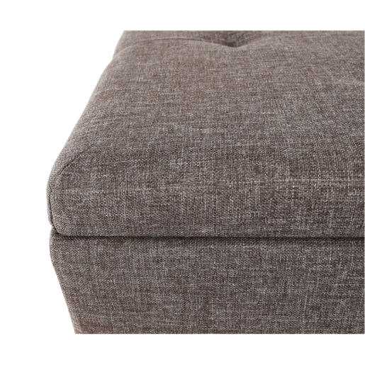 Bancuta tapiterie textil gri Multo 109x43x43 cm