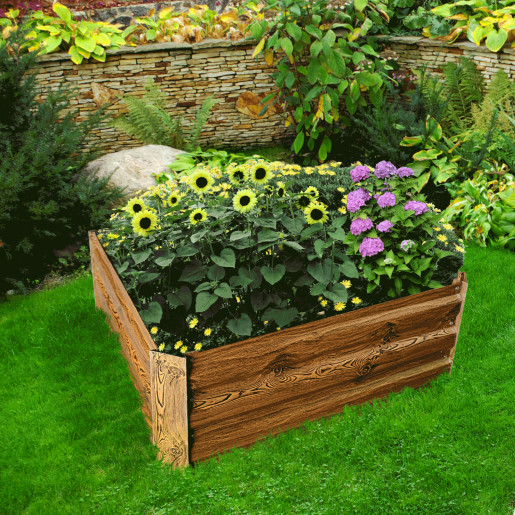 Jardiniera maro otel Nonky 80x60x30 cm 