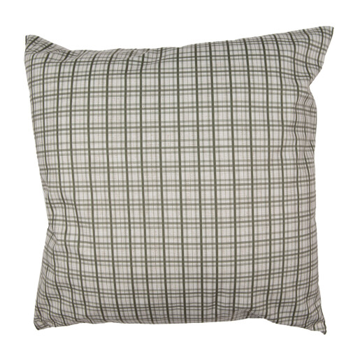 Set 2 fete perna textil bej verde Brazi 45x45 cm