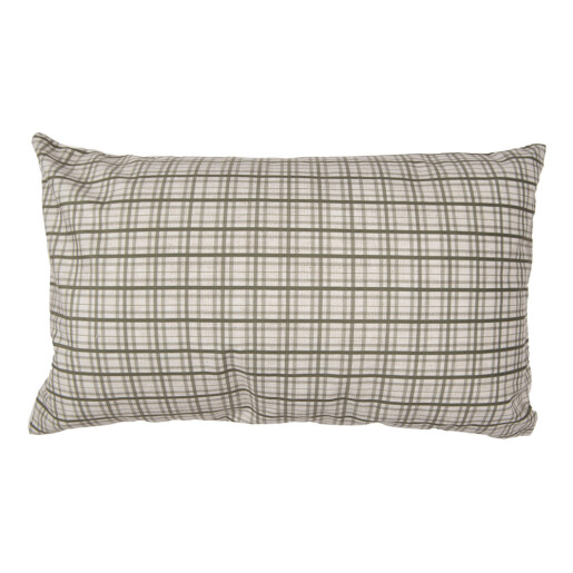 Set 2 fete perna textil bej verde Brazi 30x50 cm