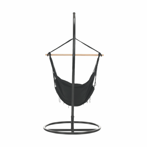 Hamac suspendabil din textil gri inchis Oframe 100x55x130 cm