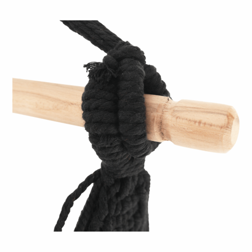 Hamac suspendabil din textil gri inchis Oframe 100x55x130 cm