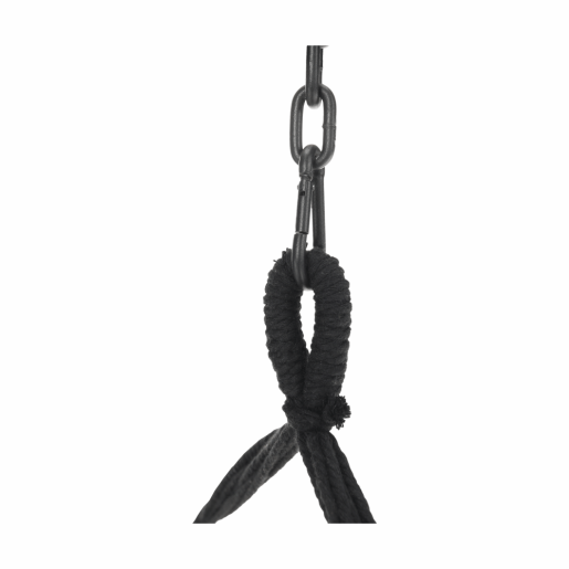 Hamac suspendabil din textil gri inchis Oframe 100x55x130 cm