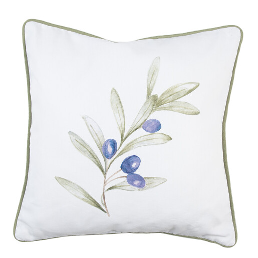 Set 2 fete perne bumbac Masline 40x40 cm