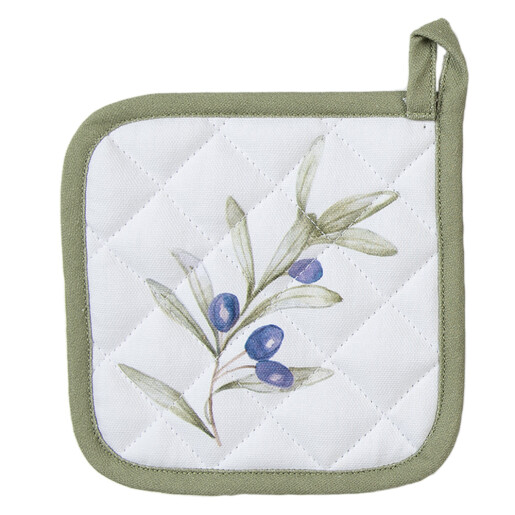 Set 2 servete termice bumbac multicolor Masline 16x16 cm