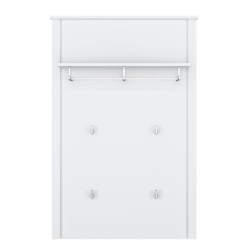 Cuier perete DTD alb Olje 81x26x122 cm 