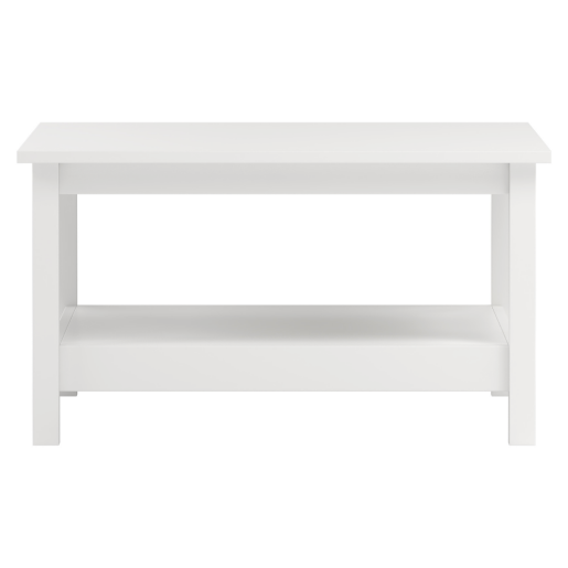 Masuta DTD/MDF alb Paris 81x81x45 cm