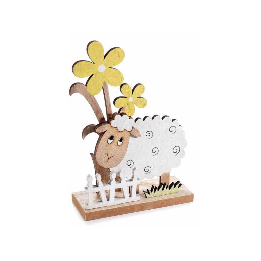 Decoratiune Paste Oita lemn 12x5x17.5 cm