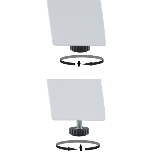 Set mobilier gradina otel alb stejar gri Pelor 258/182x75x65/79 cm, 70x70x45 cm
