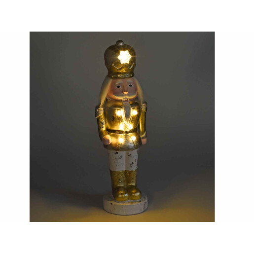 Figurina Spargatorul de Nuci cu led 18.5x16.5x61 cm