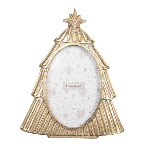 Rama foto masa, perete polirasina aurie Bradut 19x2x23 cm / 10x15 cm