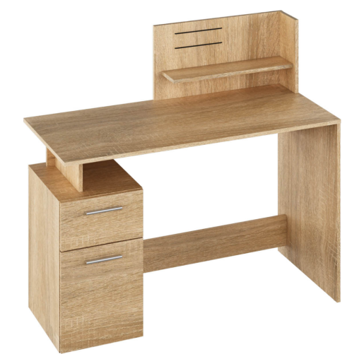 Birou DTD stejar sonoma Platon 121,5x55x109,5 cm