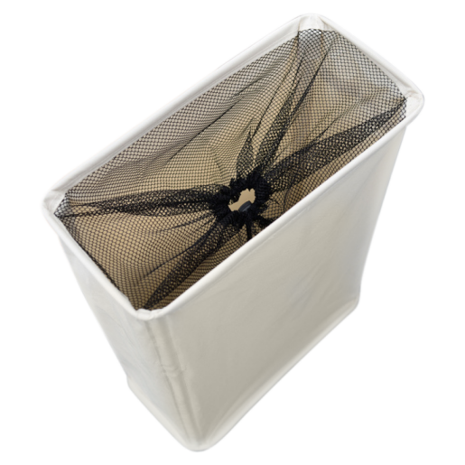 Cos rufe pliabil cu roti bej Prior 38,5x19x58 cm