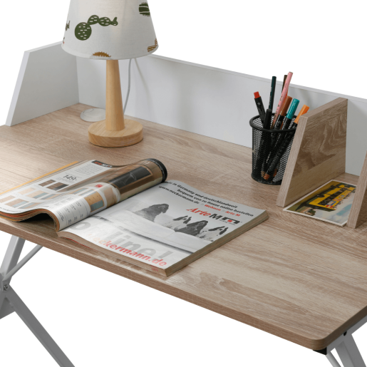 Birou DTD stejar alb Psalmo 90x50x85 cm