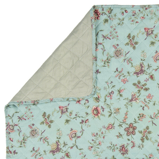 Cuvertura de pat din poliester matlasat decor Floral 240 cm x 260 cm