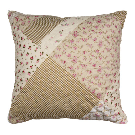 Fata perna textil matlasat multicolor 40x40 cm