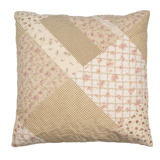 Fata perna textil matlasat multicolor 50x50 cm