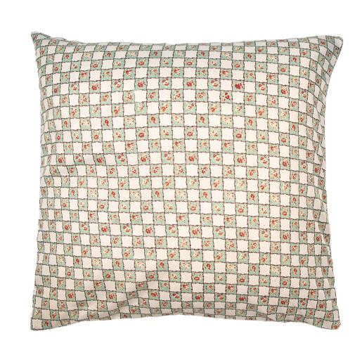 Fata perna textil multicolor matlasat Flowers 50x50 cm
