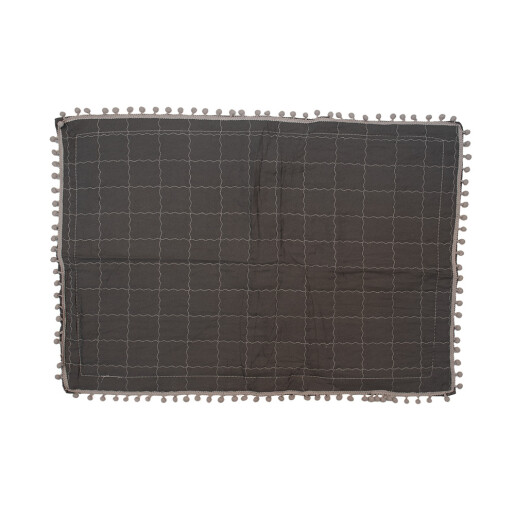 Cuvertura textil matlasat gri 220x240 cm