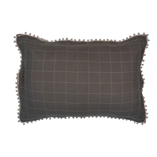 Cuvertura textil matlasat gri 220x240 cm