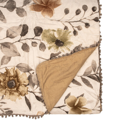 Cuvertura textil matlasat multicolor 220x240 cm