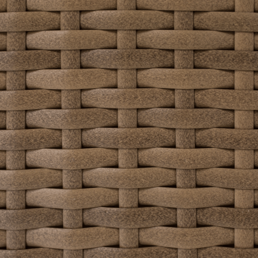 Set mobilier gradina ratan sintetic natur gri Randi 194/144x54x82 cm