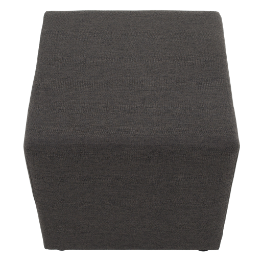 Taburet textil gri-maro Regor 40x40x39 cm