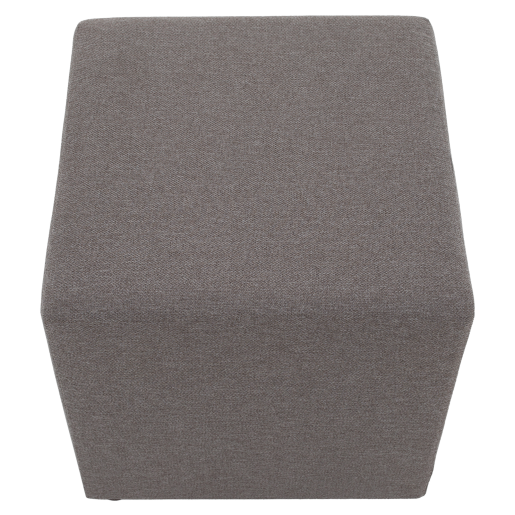 Taburet textil gri-bej Regor 40x40x39 cm