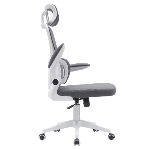 Scaun birou gri alb Renard 65x65x122-132 cm