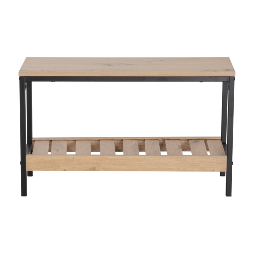 Pantofar DTD stejar negru Rest 70x26x42 cm