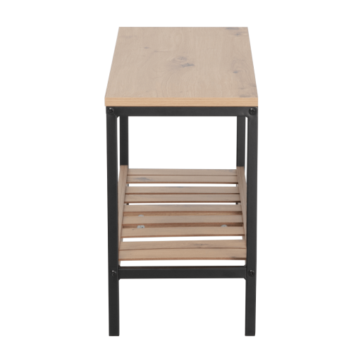 Pantofar DTD stejar negru Rest 70x26x42 cm