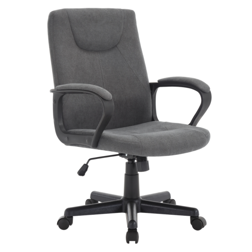 Scaun birou gri negru Revin 60,5x66x94-104 cm