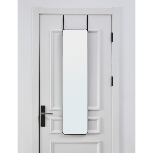 Oglinda suspendabila rama metal negru Revisa 29x1,5x119 cm