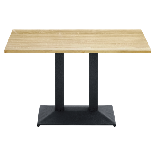 Masa metal negru DTD laminat stejar sonoma Rinaldo 120x60x75 cm