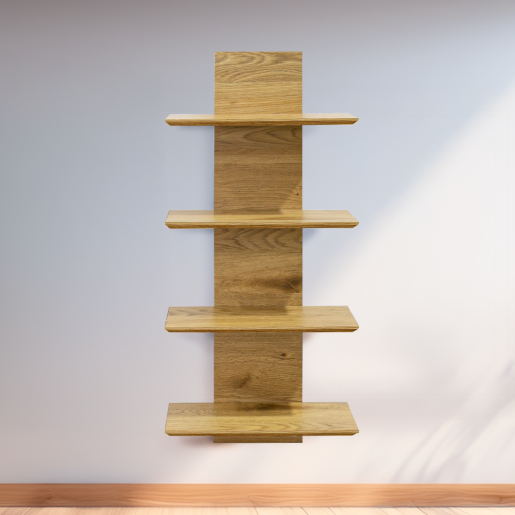 Raft perete DTD laminat stejar Robus 40x16,5x92 cm