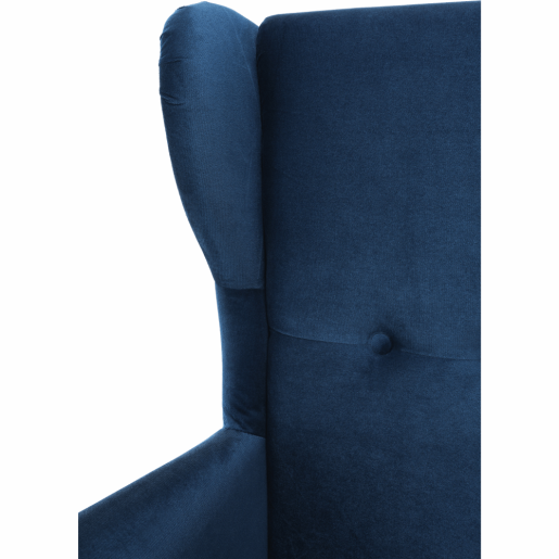 Fotoliu albastru nuc Rufino 82x92x104 cm
