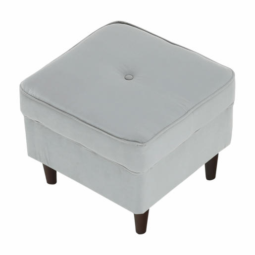 Taburet gri nuc Rufino MG 40x40x40 cm